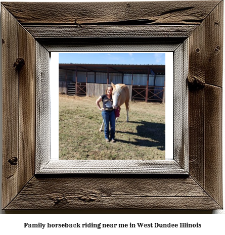 family horseback riding near me in West Dundee, Illinois